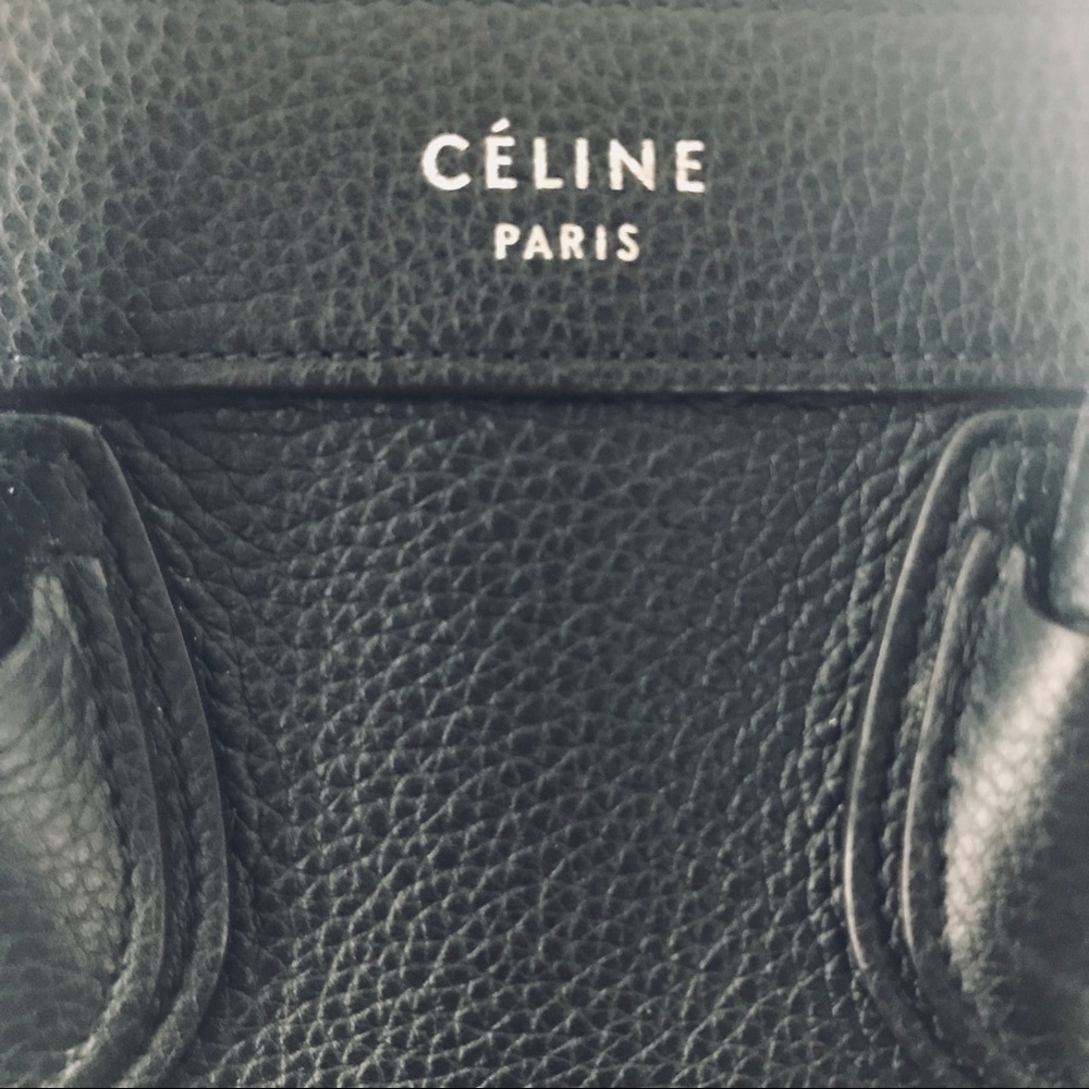 Classic Celine Nano in Black with Silver Hardware! - Picture 5 of 7